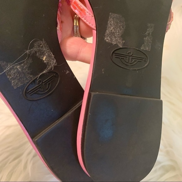 Dockers for Women Slip On Flip Flops Patent Pink - Picture 7 of 7